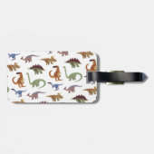 パターンdino漫画恐竜 ラゲッジタグ (裏面横)