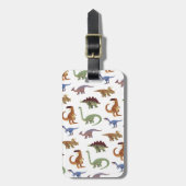 パターンdino漫画恐竜 ラゲッジタグ (正面縦)