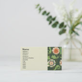 パター中国のンヴィンテージパターン七宝 名刺 (スタンド正面)