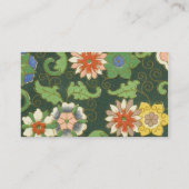 パター中国のンヴィンテージパターン七宝 名刺 (裏面)