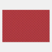 パター中国のン赤 ラッピングペーパーシート (正面2)