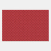 パター中国のン赤 ラッピングペーパーシート (正面)