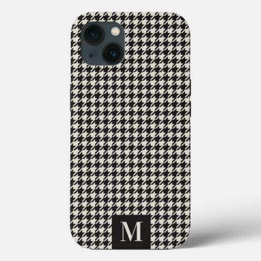 パター千鳥格子のンMonogram iPhoneケース Case-Mate iPhoneケース (裏面)