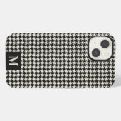 パター千鳥格子のンMonogram iPhoneケース iPhone 13ケース (裏面横)