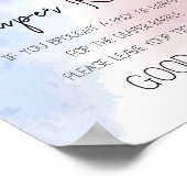 パター又は真珠おむつラッフル記号 ポスター (角)