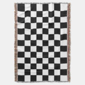 パター市松模様にン スローブランケット (正面縦)