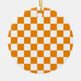 パター市松模様にン セラミックオーナメント