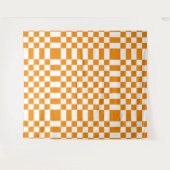 パター市松模様にン タペストリー (正面(横))