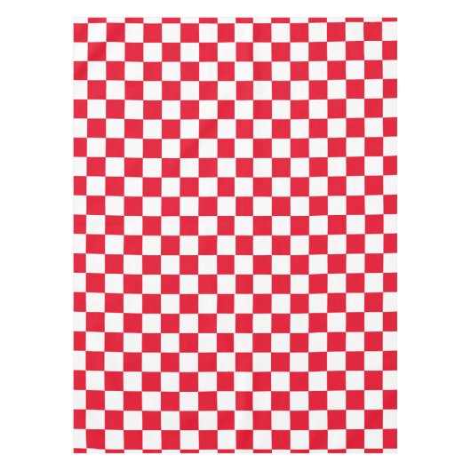 パター市松模様にン テーブルクロス (正面)