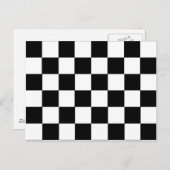 パター市松模様にン ポストカード (正面/裏面)