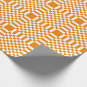 パター市松模様にン ラッピングペーパー (角)