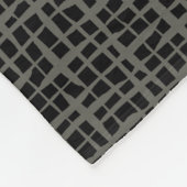 パター市松模様にン.01 フリースブランケット (角)