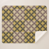 パター市松模様にン.02 シェルパブランケット (正面(横))