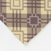 パター市松模様にン.02 フリースブランケット (角)