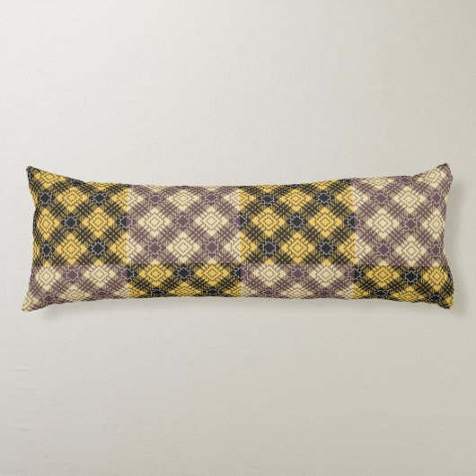 パター市松模様にン.02 ボディピロー (正面)