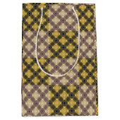 パター市松模様にン.02 ミディアムペーパーバッグ (正面)