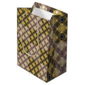 パター市松模様にン.02 ミディアムペーパーバッグ (裏面アングル)