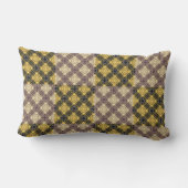 パター市松模様にン.02 ランバークッション (裏面)