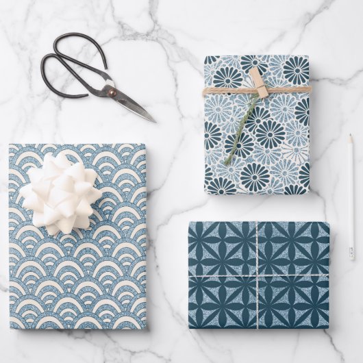 パター日本のン2ラッピング紙シート ラッピングペーパーシート (正面)