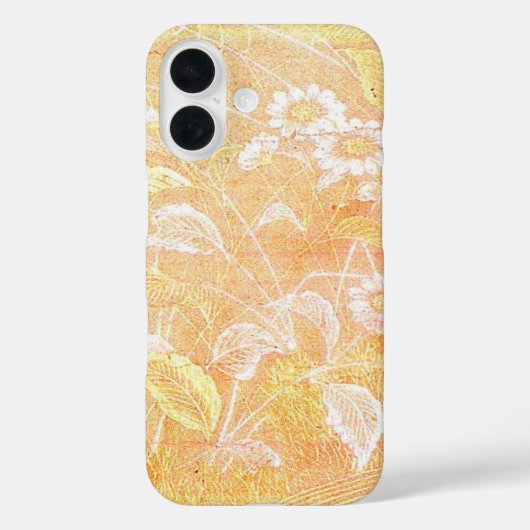 パター日本のンiPhone 16ケース – フローラアート Case-Mate iPhoneケース (裏面)
