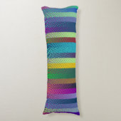 パター点々のあるンの色が付いた+アイディア ボディピロー (正面縦)