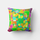 パター素晴らしン色アート買今 クッション (正面)