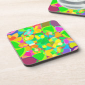 パター素晴らしン色アート買今 コースター (左側)