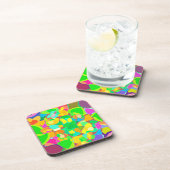 パター素晴らしン色アート買今 コースター (右側)