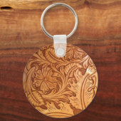 パター素朴ン西国の工具革 キーホルダー (正面)