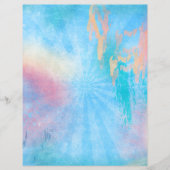 パター絵を描ンとブルーサンバーストのスクラップブック紙 (正面)