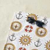 パター航海のンカスタムモノグラムビーチタオル ビーチタオル (インサイチュ)