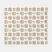 パター航海のンフリースブランケット フリースブランケット (正面(横))