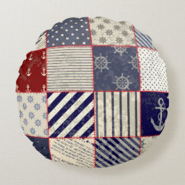 パター航海のン丸装飾用クッション ラウンドクッション