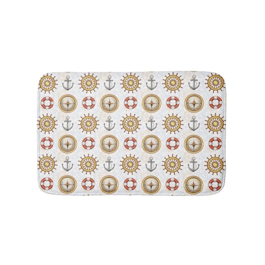 パター航海のン風呂マット バスマット (正面)