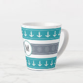 パター航海のン・ボート要素 カフェラテマグ (右アングル)