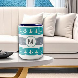 パター航海のン・ボート要素 ツートーンマグカップ