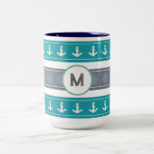 パター航海のン・ボート要素 ツートーンマグカップ (中央)