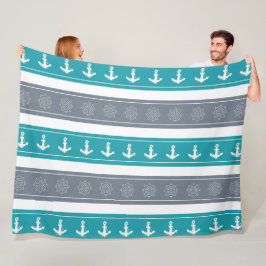 パター航海のン・ボート要素 フリースブランケット