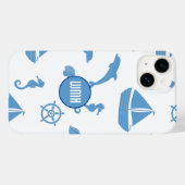 パター航海のン・モノグラム Case-Mate iPhoneケース (裏面 (横))