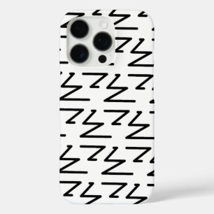 パター芸術的ンデザイン(白黒) iPhone 16 PROケース