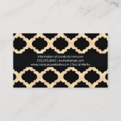 パター華美ンIII |シック 名刺 (裏面)