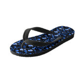 パター葉ン12.bwオフホワイトBG キッズビーチサンダル (アングル)