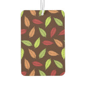 パター葉ン、カラフル葉紅葉 カーエアーフレッシュナー (裏面)