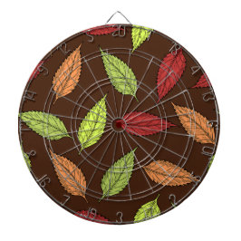 パター葉ン、カラフル葉紅葉 ダーツボード