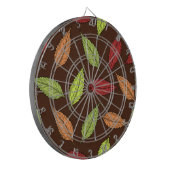 パター葉ン、カラフル葉紅葉 ダーツボード (正面左)