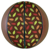 パター葉ン、カラフル葉紅葉 バスケットボール (縦)