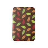 パター葉ン、カラフル葉紅葉 バスマット (正面縦)