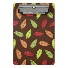 パター葉ン、カラフル葉紅葉 ミニクリップボード