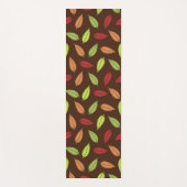 パター葉ン、カラフル葉紅葉 ヨガマット (正面)