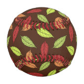 パター葉ン、カラフル葉紅葉 野球ボール (正面)